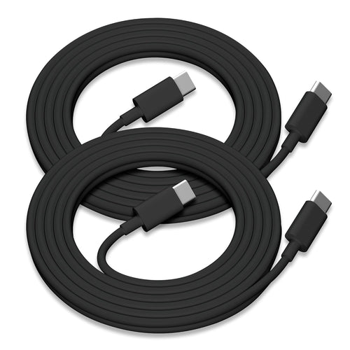 2Pack for Apple USB C to USB C Charging Cable 6Ft 60W,Long Type C to C Fast Charger Cord,For Iphone 16 E/17/Air/15/Pro/Plus/Pro Max,For Macbook Pro/Air,For Ipad Pro12.9/11In,Air 4/5,Mini 6/7 - Black