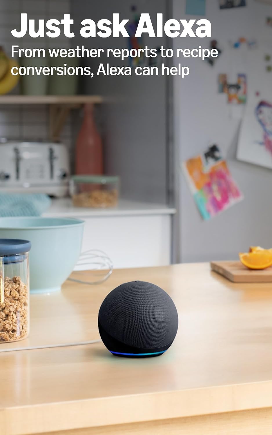 Echo Dot (Newest Model) - Immerse Yourself in Vibrant Sound with Alexa, Perfect for Any Space, Charcoal Finish