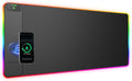 Elevate Your Gaming and Work Experience with the RGB Wireless Charging Mouse Pad – 31.5" x 15.8" Extra-Large Desk Mat, Waterproof, Non-Slip Base, and Smooth Glide Surface