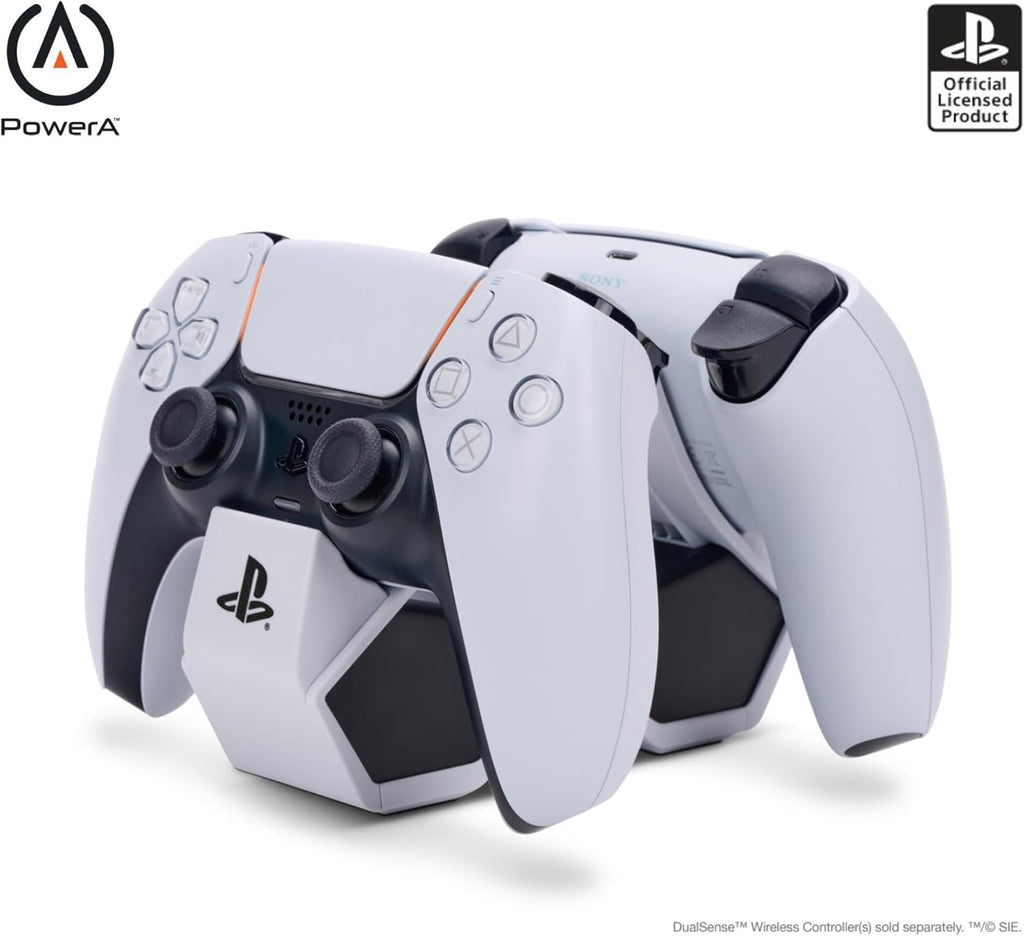 Effortlessly Charge and Showcase Your DualSense Controllers with the Official PS5 Twin Charging Station
