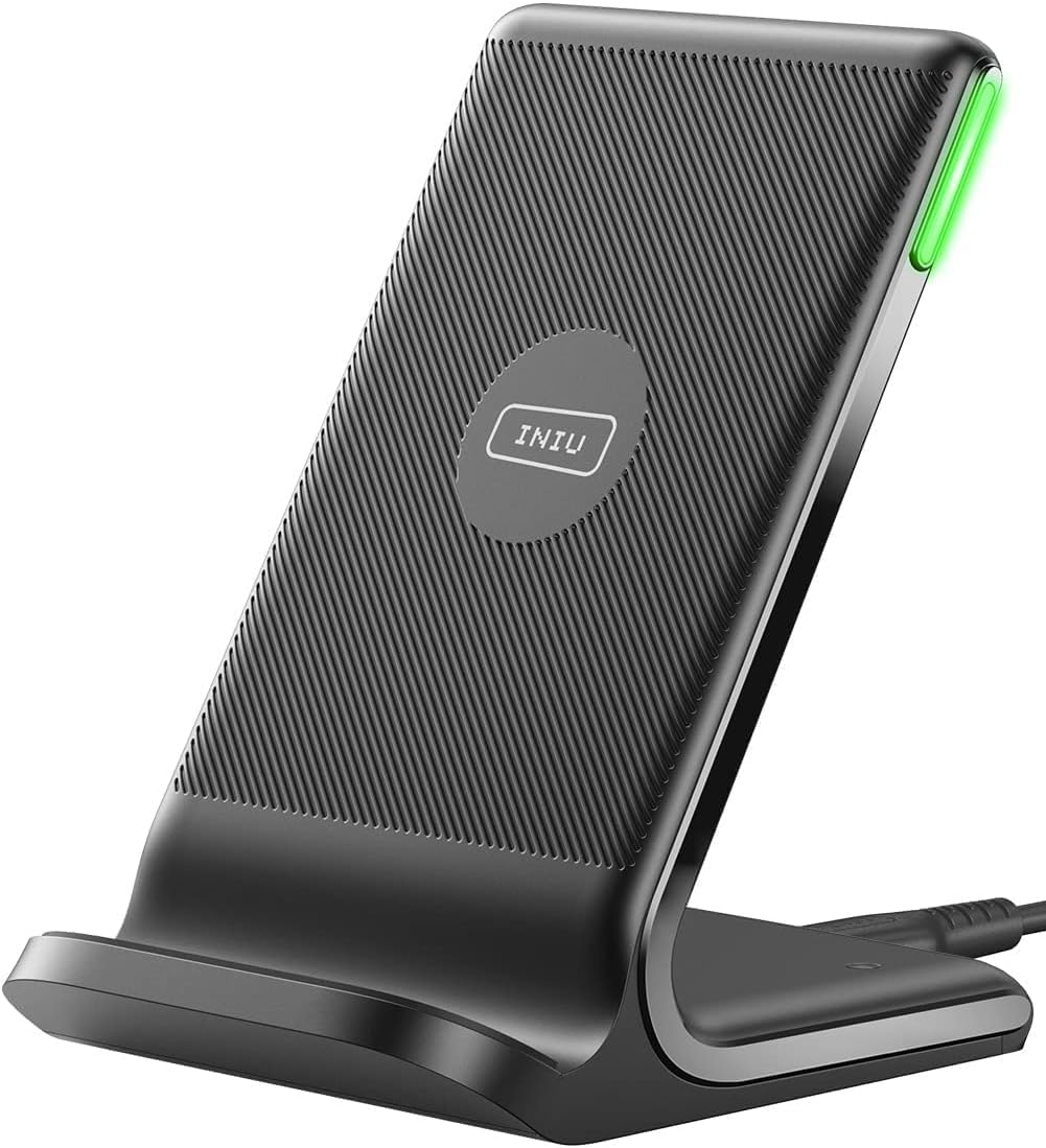 Revolutionary 15W Fast Wireless Charger with Adaptive LED Light - Perfect for iPhone 17, Samsung S25, and More!