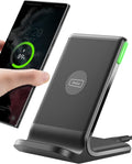 Revolutionary 15W Fast Wireless Charger with Adaptive LED Light - Perfect for iPhone 17, Samsung S25, and More!