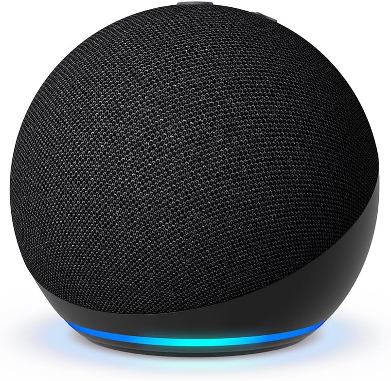 Echo Dot (Newest Model) - Immerse Yourself in Vibrant Sound with Alexa, Perfect for Any Space, Charcoal Finish