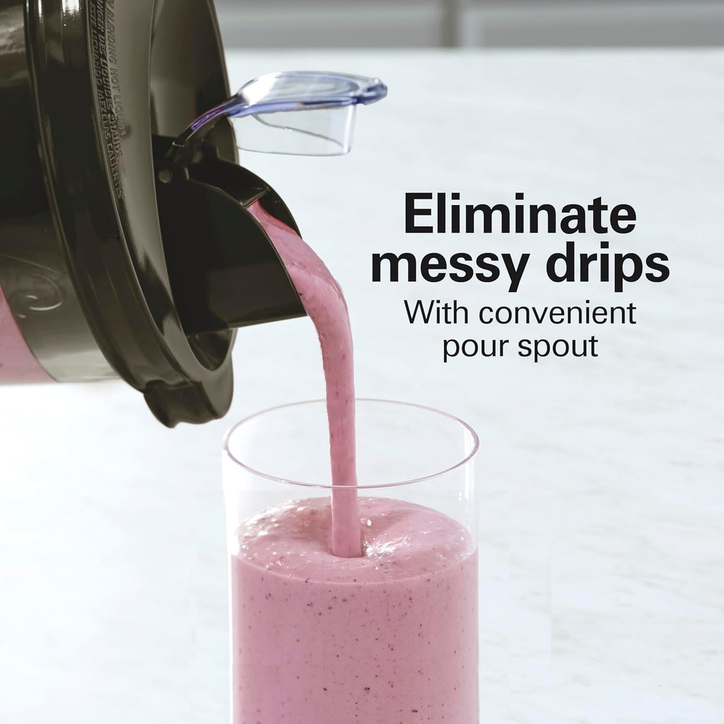 Unleash Your Culinary Creativity with the Power Elite Blender - 40 Oz Glass Jar, 12 Functions, and 700 Watts of Blending Power in Sleek Black