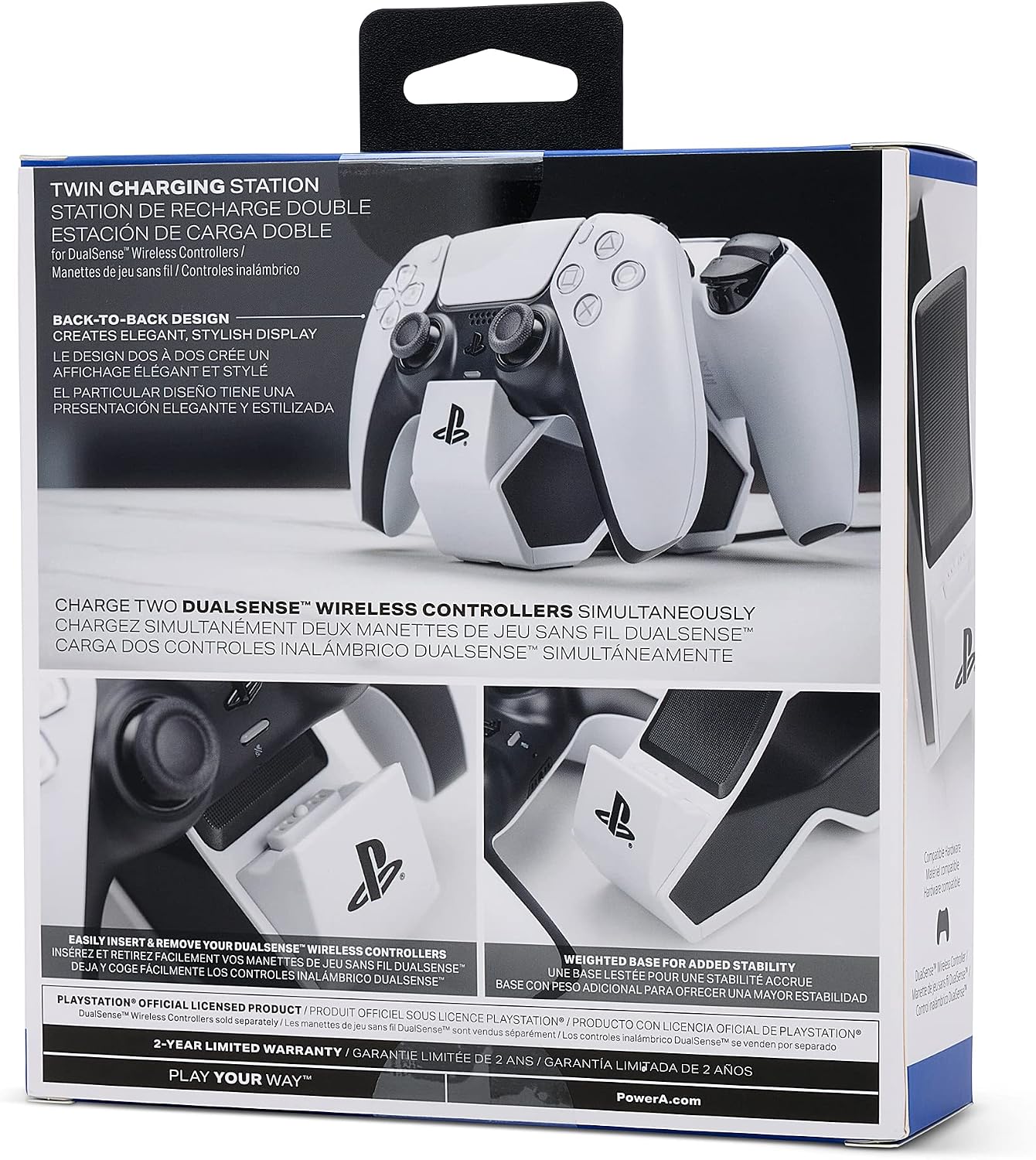 Effortlessly Charge and Showcase Your DualSense Controllers with the Official PS5 Twin Charging Station