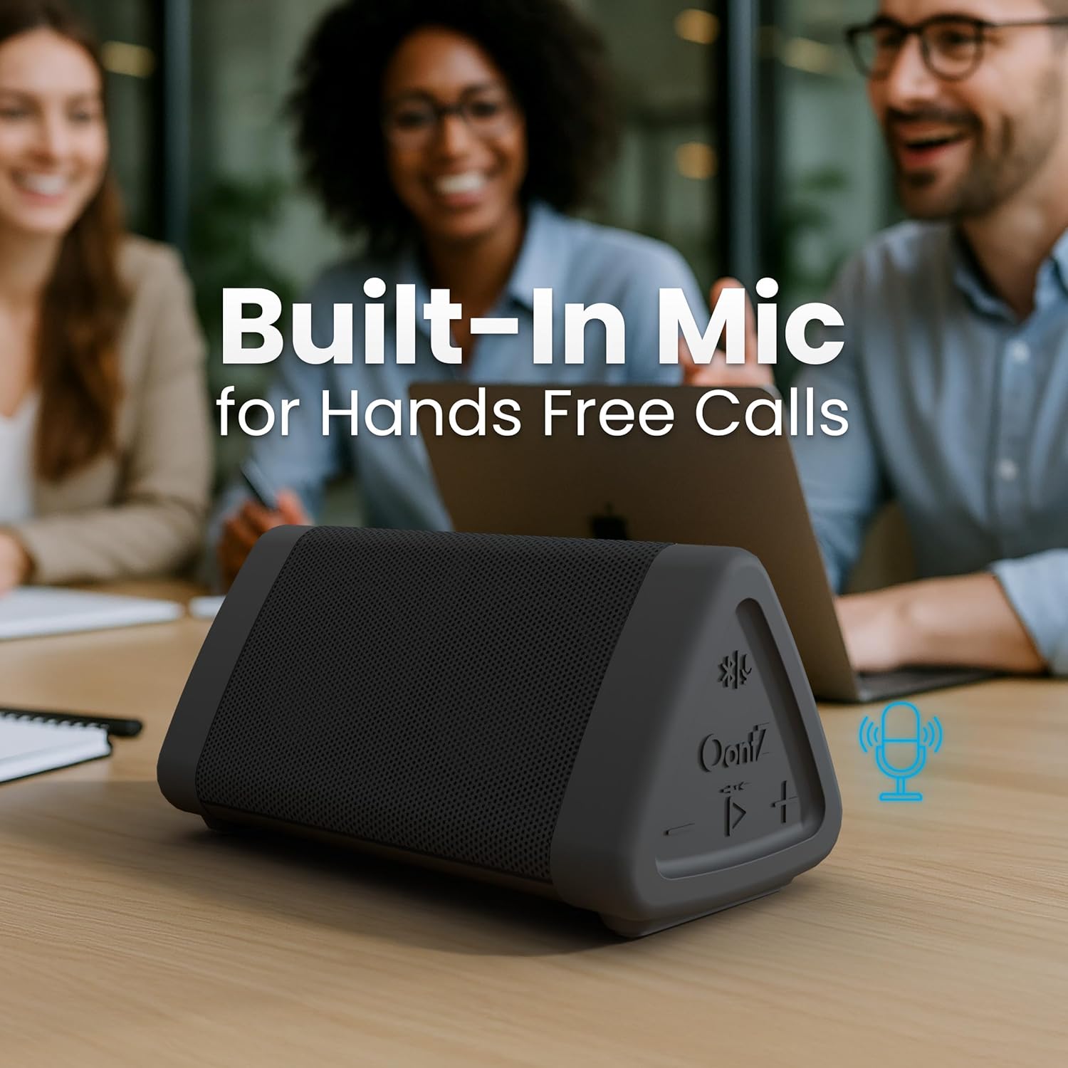 OontZ Angle 3 (4th Gen) - Powerful Portable Bluetooth Speaker with 12W Stereo Sound, 24-Hour Playtime, Rich Bass, 100-Foot Wireless Range, and Waterproof Design for Home, Outdoor, and Travel