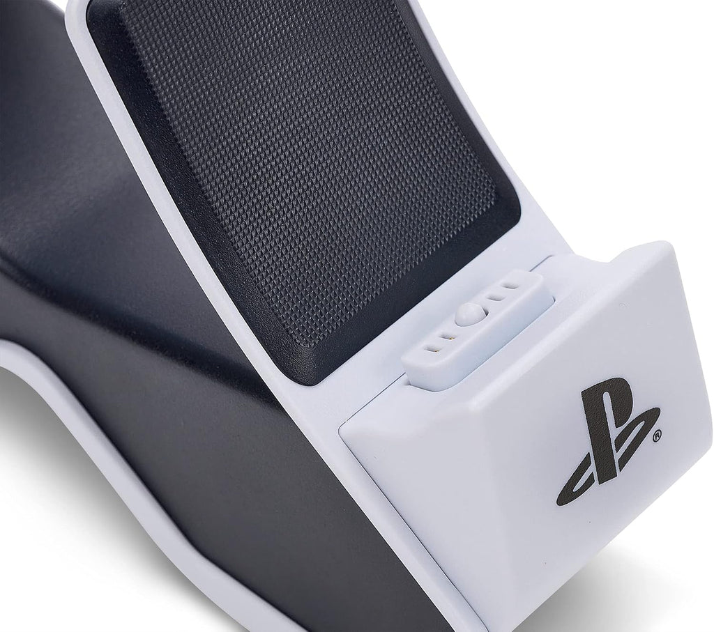 Effortlessly Charge and Showcase Your DualSense Controllers with the Official PS5 Twin Charging Station