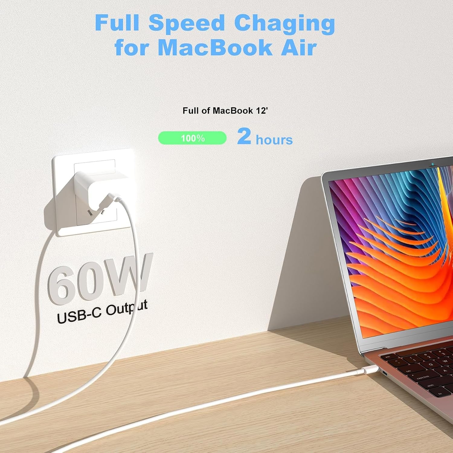 2Pack for Apple USB C to USB C Charging Cable 6Ft 60W,Long Type C to C Fast Charger Cord,For Iphone 16 E/17/Air/15/Pro/Plus/Pro Max,For Macbook Pro/Air,For Ipad Pro12.9/11In,Air 4/5,Mini 6/7 - Black